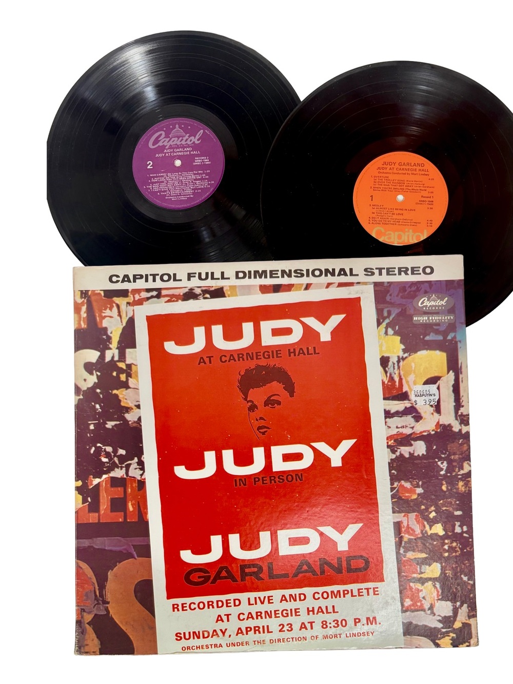 Judy Garland At Carnegie Hall 2-LP (SWBO 1569) Gatefold NM/NM Pristine Copy
